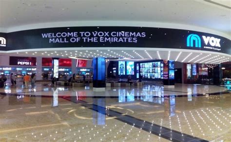 VOX Cinemas at Mall of the Emirates .